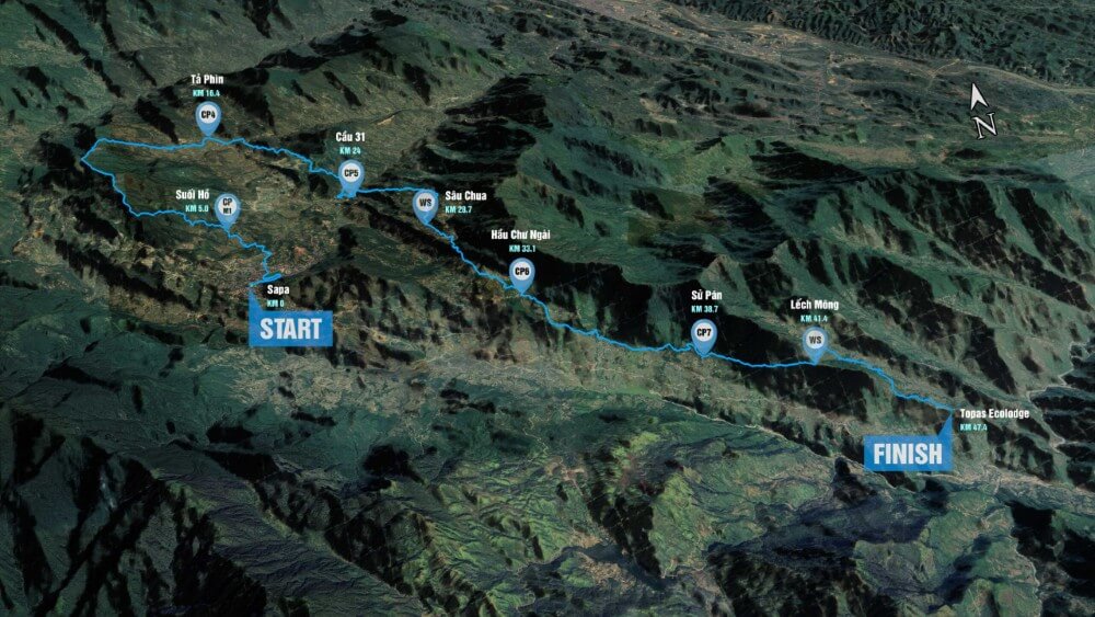 Map chạy 50K