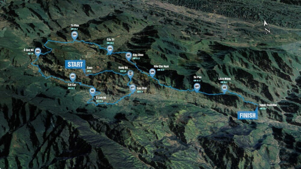 Map chạy 70K