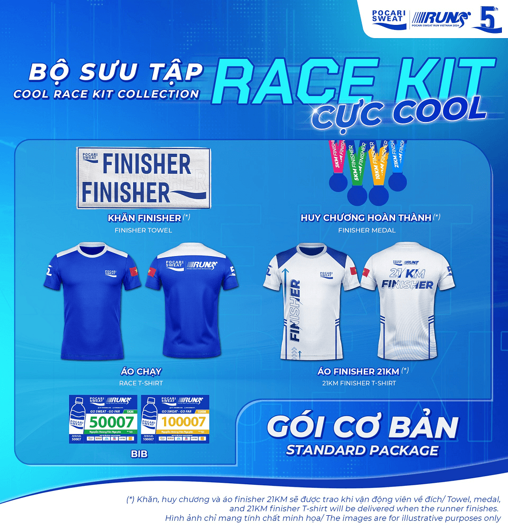 Racekit - Pocari Sweat Run Việt Nam 2024 - Run To Heart