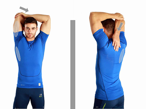 shoulder triceps stretch