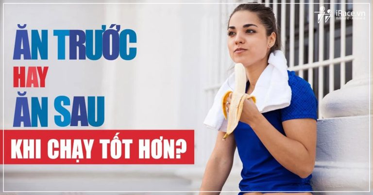 an truoc hay an sau khi chay bo