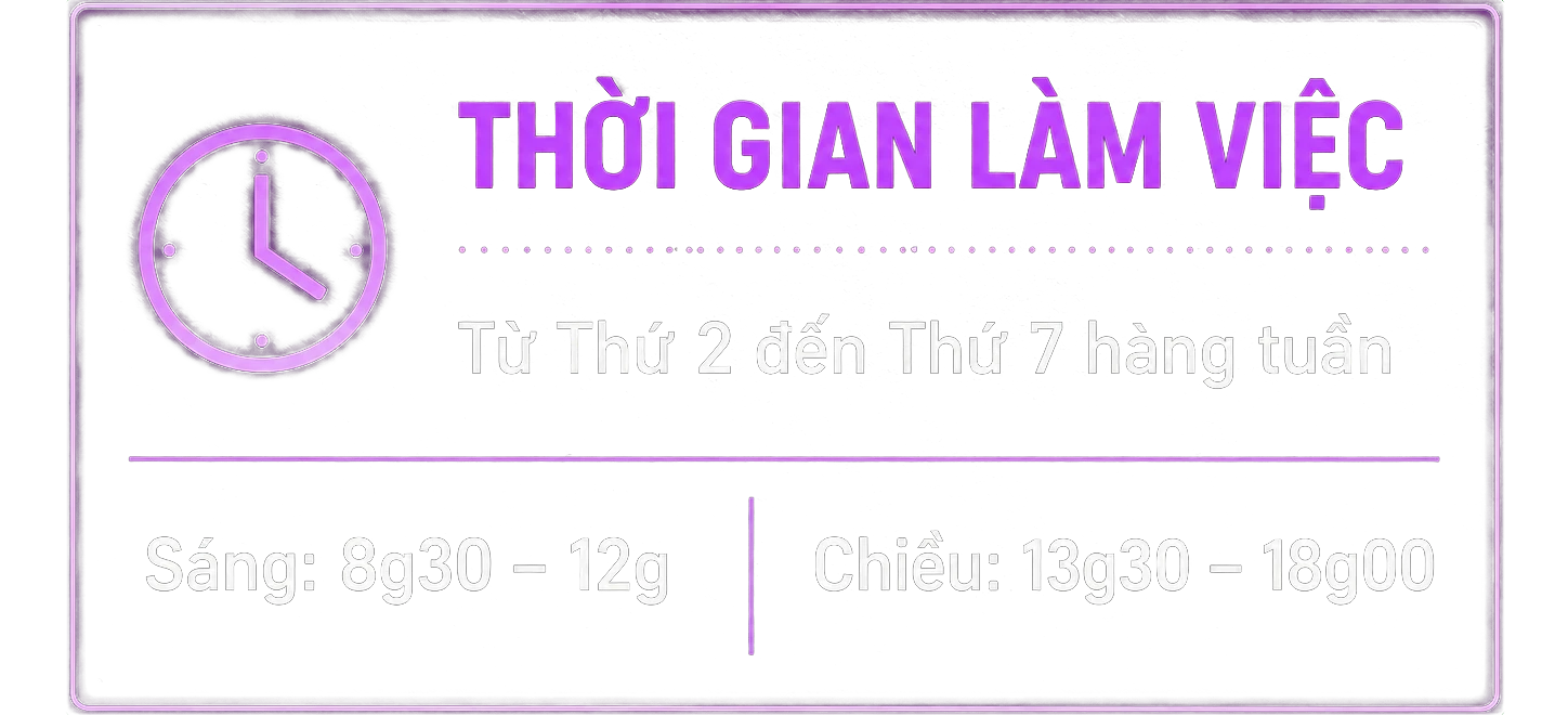 thoi gian lam viec - Tuyển Thiết Kế Đồ Họa - Video Marketing