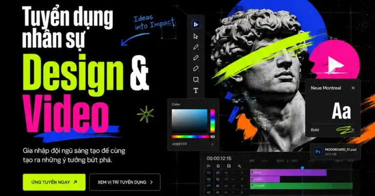 Tuyển Thiết Kế Đồ Họa – Video Marketing