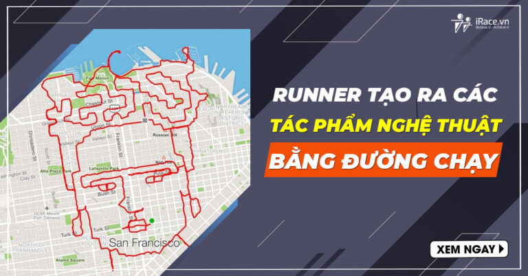 runner tao ra tac pham nghe thuat bang duong chay cua minh