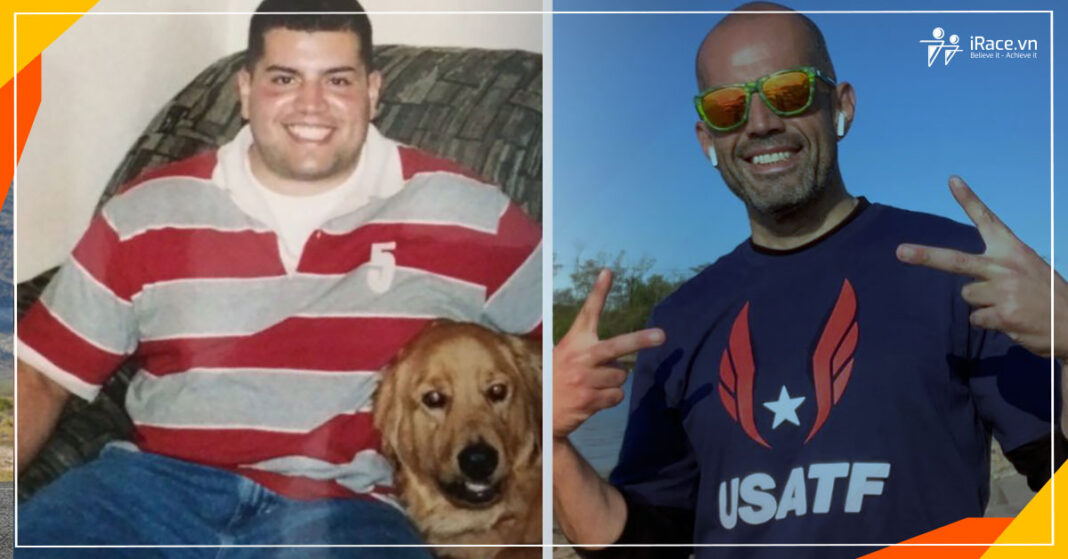 Joel Almonte chay bo giam can