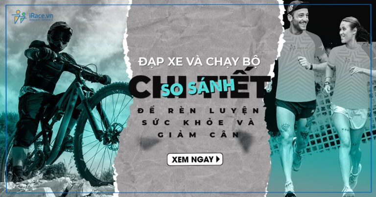 so sanh dap xe va chay bo