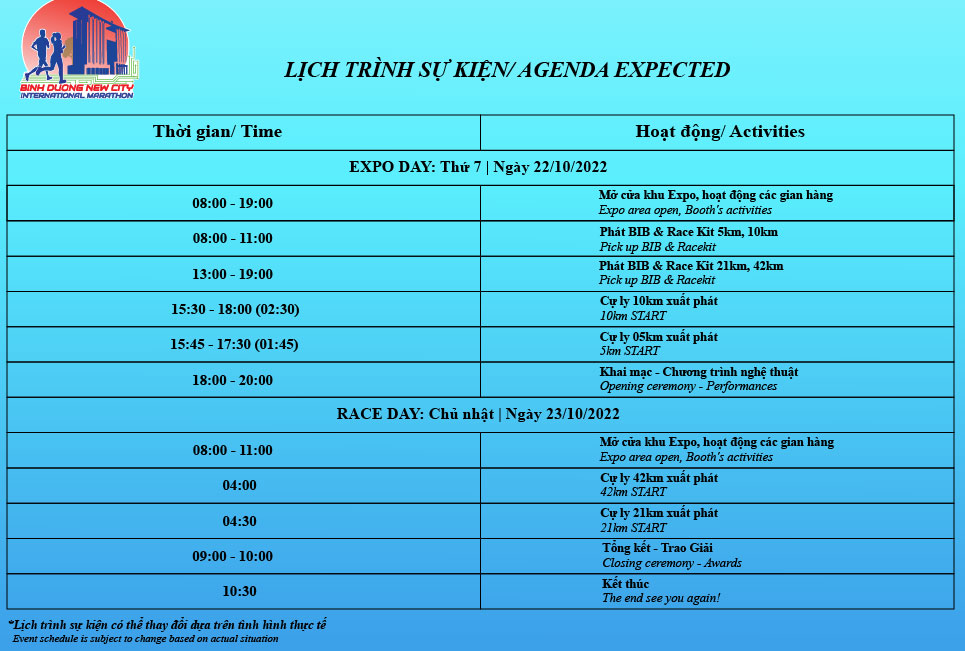 lich trinh su kien binh duong marathon