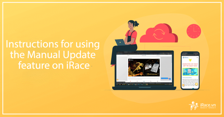 Instructions for using the Manual Update feature on iRace