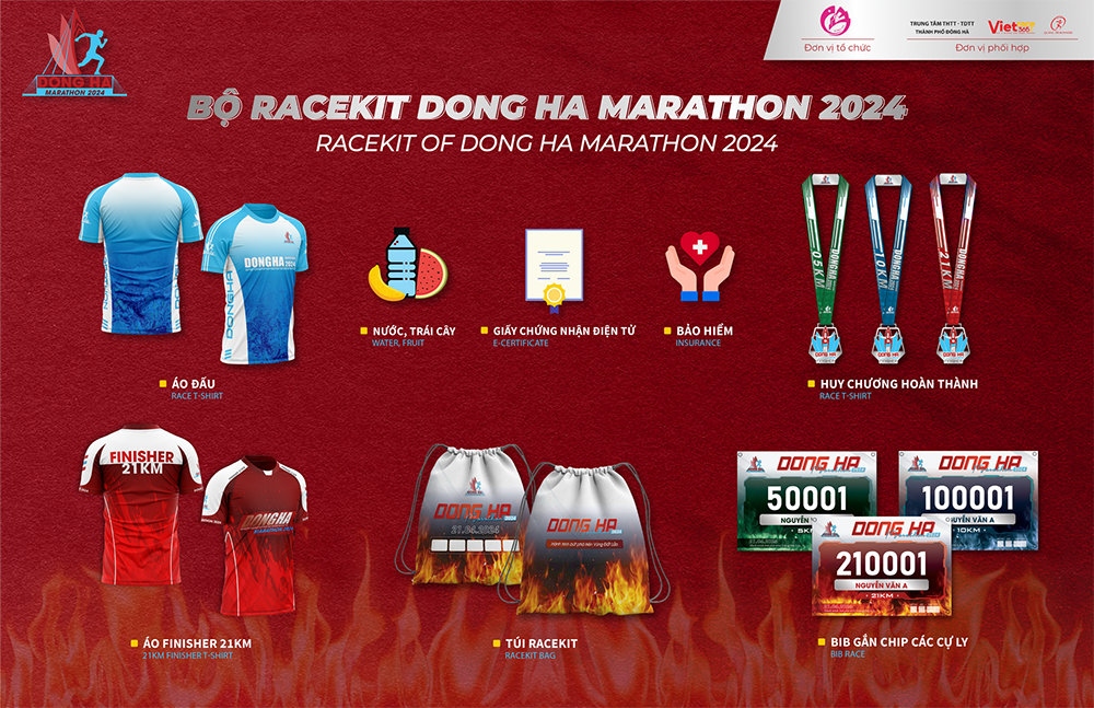 Racekit Giải chạy Dong Ha Marathon 2024