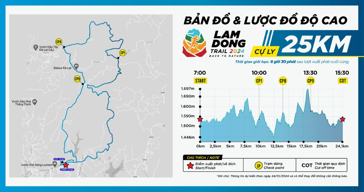 Giải chạy Lâm Đồng Trail 2024 Trí Hoàng