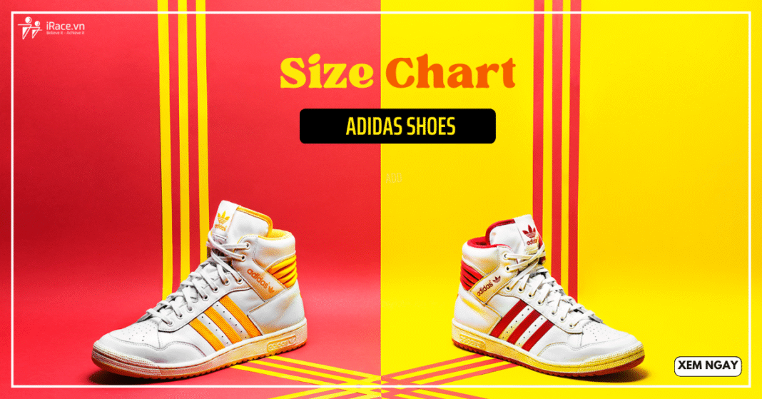 Cách đo size giày Adidas chi tiết, đúng chuẩn