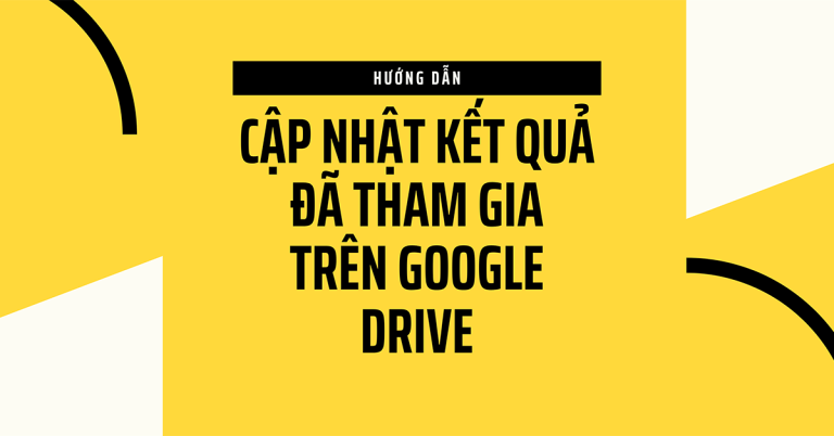 Hướng dẫn gửi kết quả chạy lên Google Drive