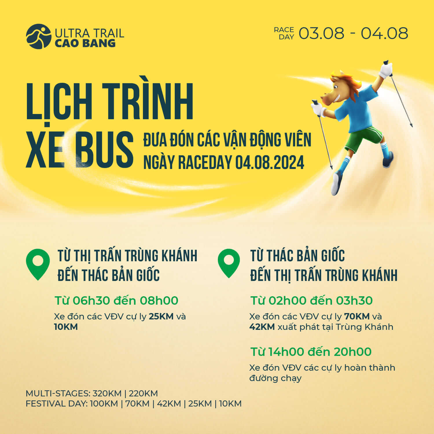 Lịch trình xe Bus