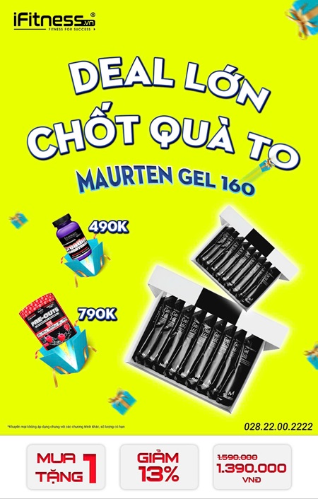  Hộp 10 Gói Gel Bổ Sung Năng Lượng Cao Cấp Maurten Gel 160