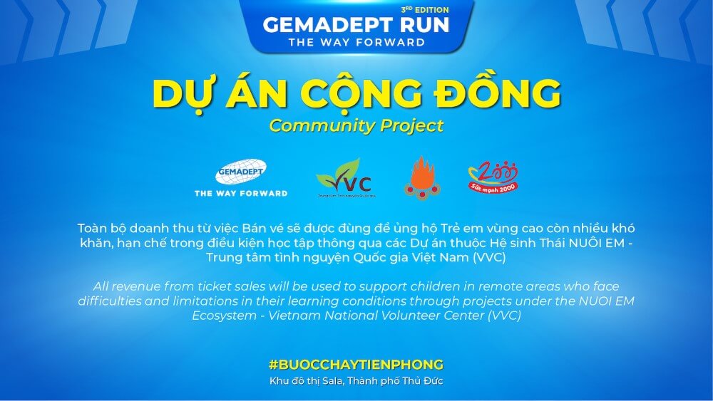 Dự án cộng đông Gemadept Run - The Way Forward 2024