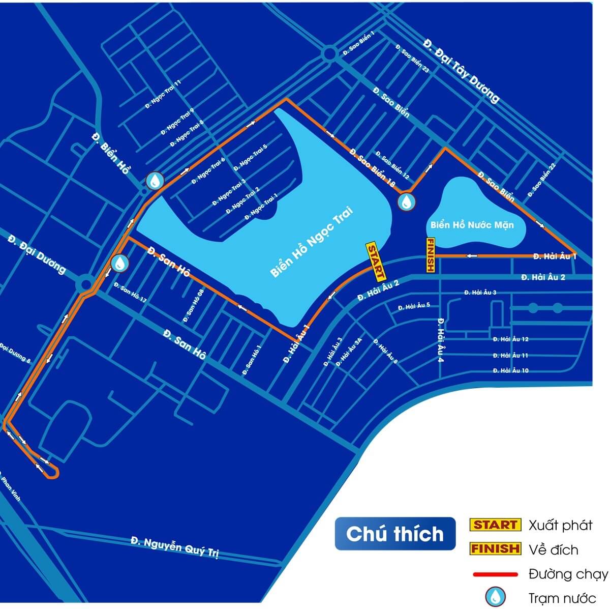 Bản đồ đườm chạy 5K