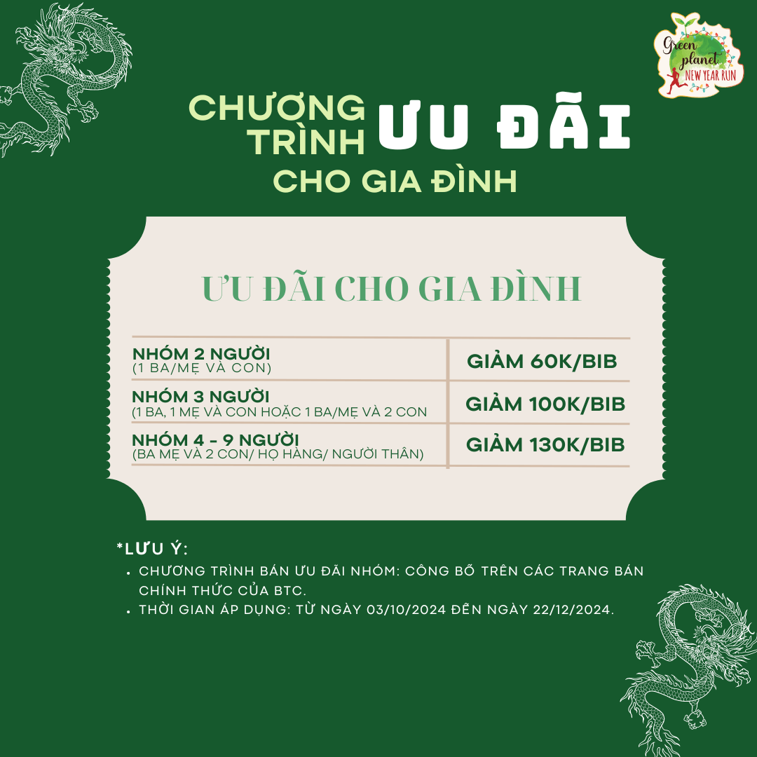 Ưu đãi đăng ký gia đình