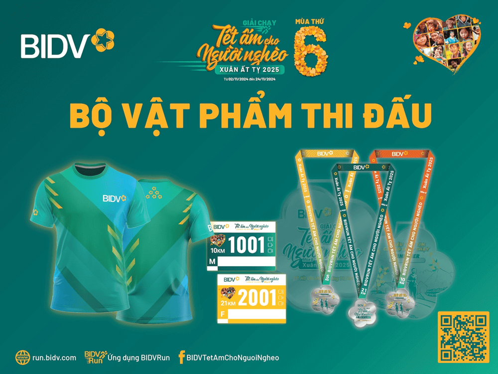 Racekit BIDV Tết Ấm Cho Người Nghèo 2025