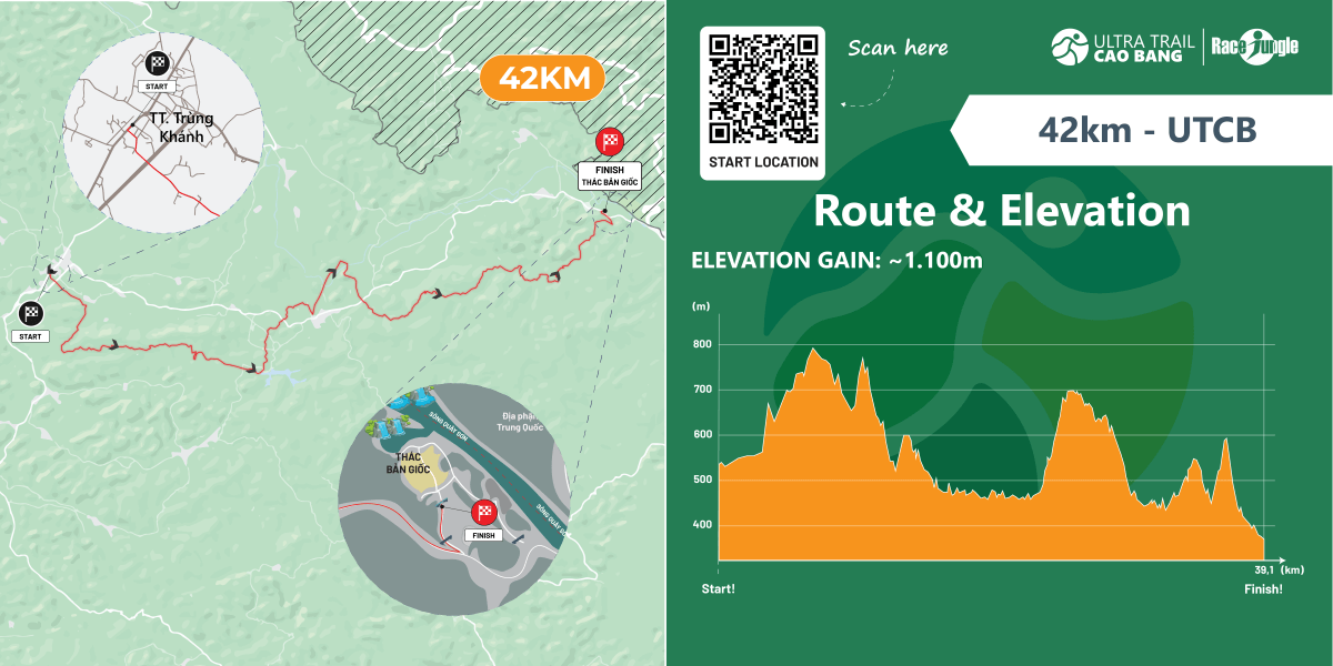 Bản đồ đường chạy 42K