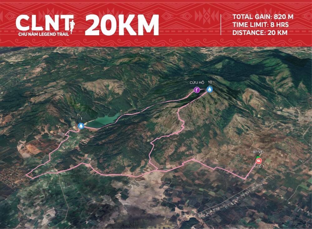 Bản đồ đường chạy 20K