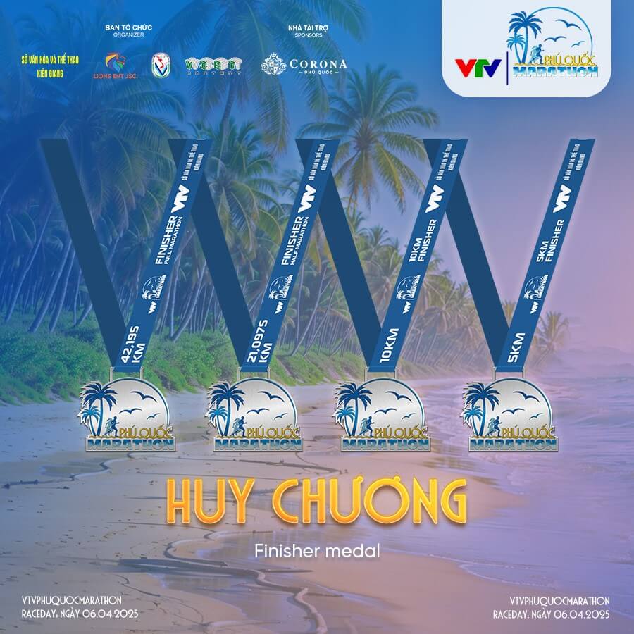 Huy chương VTV Phú Quốc Marathon 2025