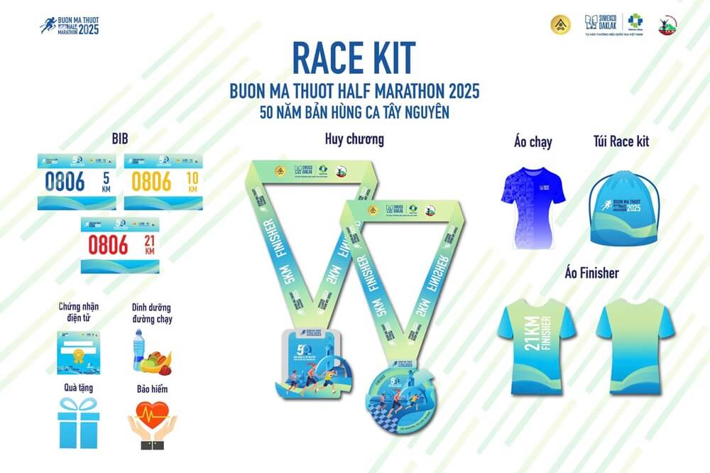 Racekit - Buon Ma Thuot Half Marathon 2025 