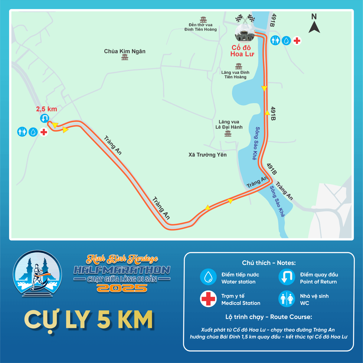 bản đồ đường chạy 5k
