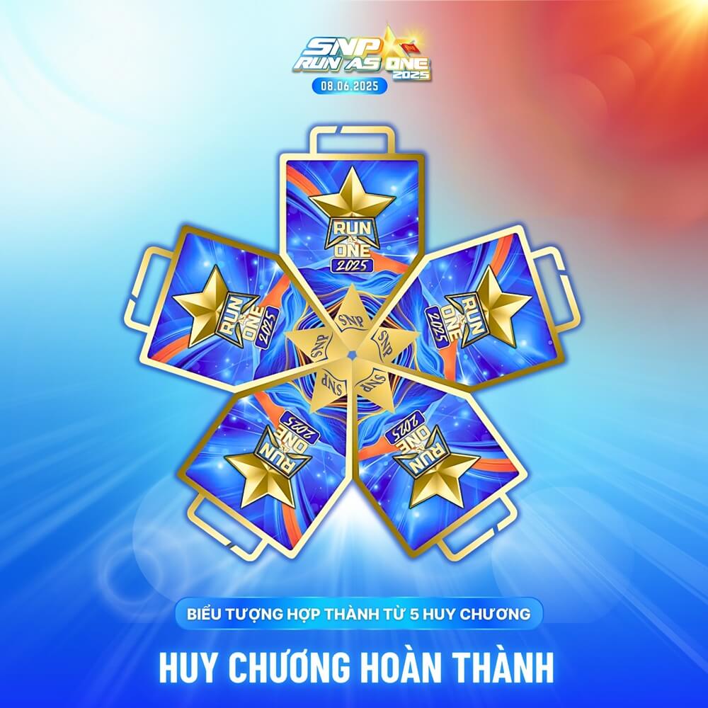 Huy chương SNP Run As One 2025