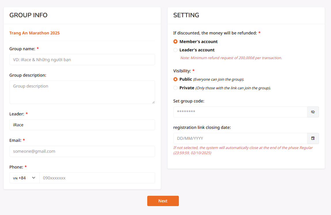 Group Registration Guide (Members Pay Individually)