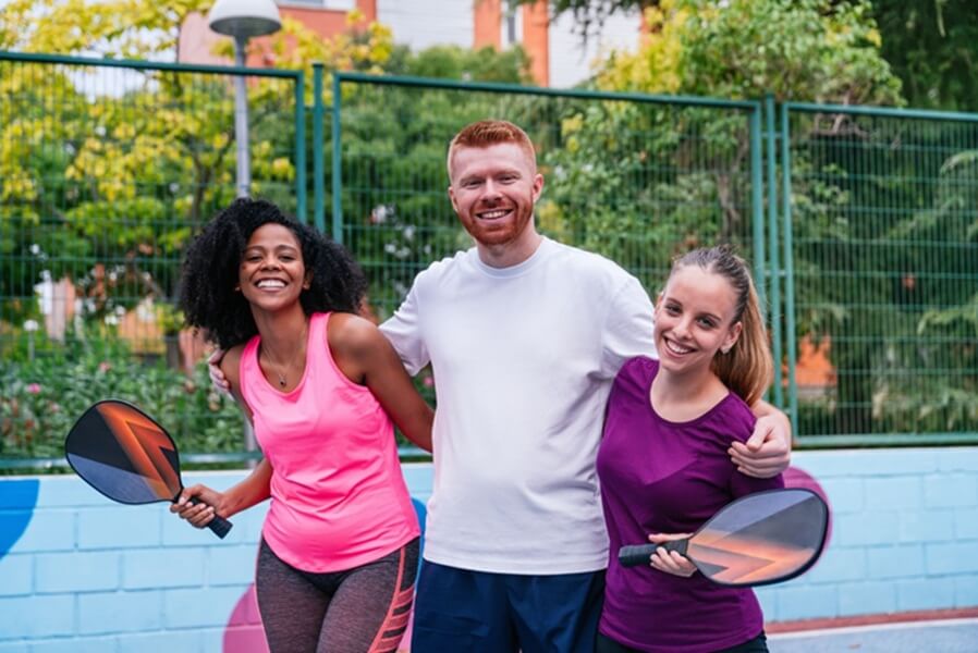 Luật chơi Pickleball đánh đơn