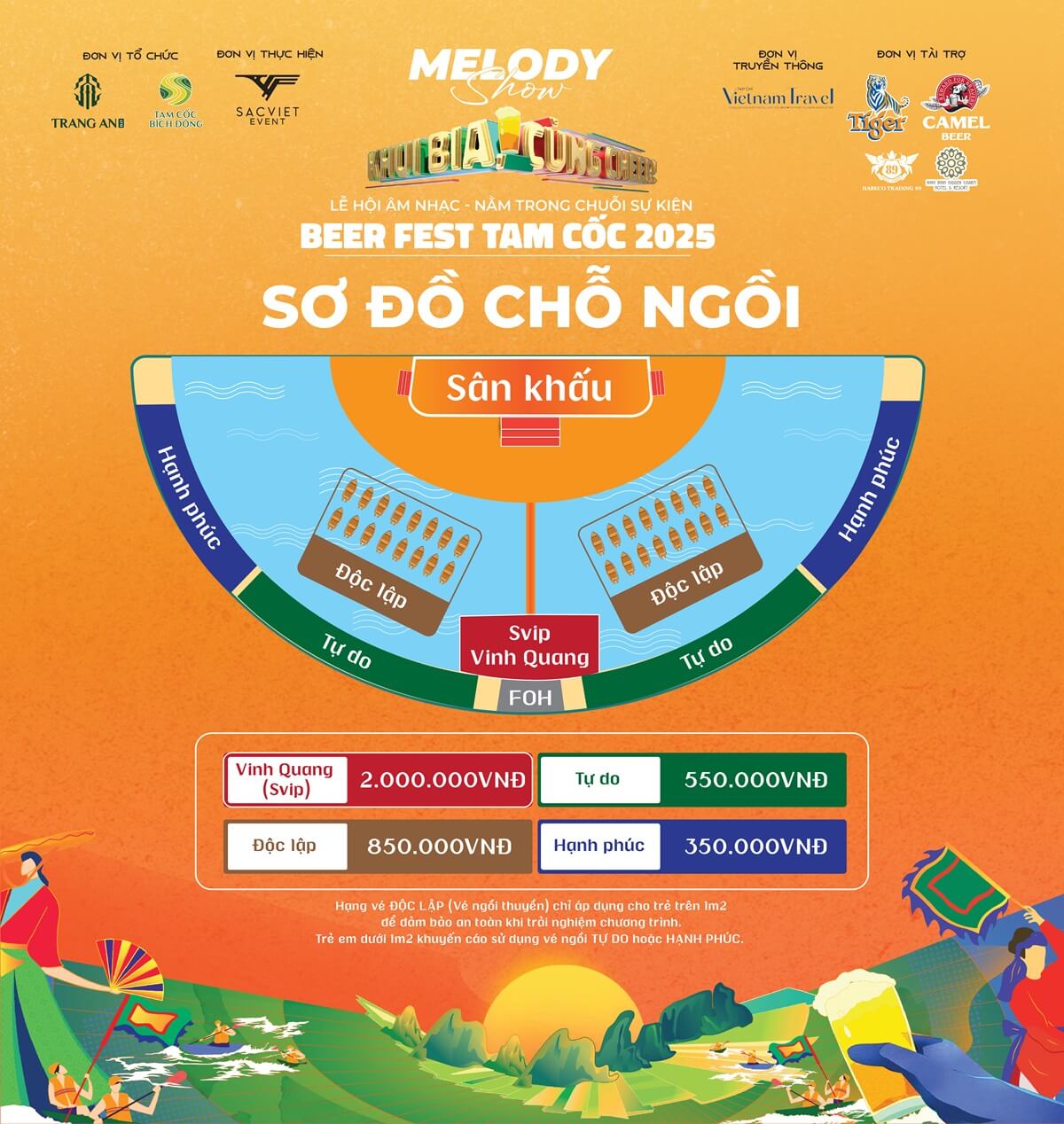 Bảng giá vé