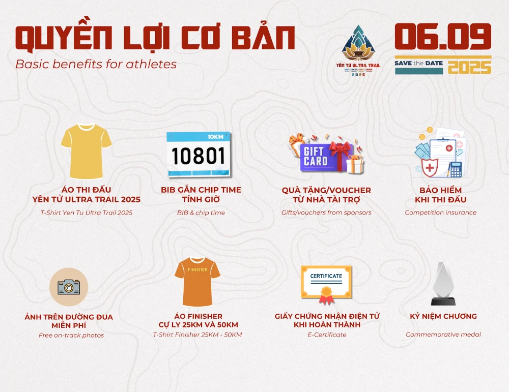 Racekit Yên Tử Ultra Trail 2025