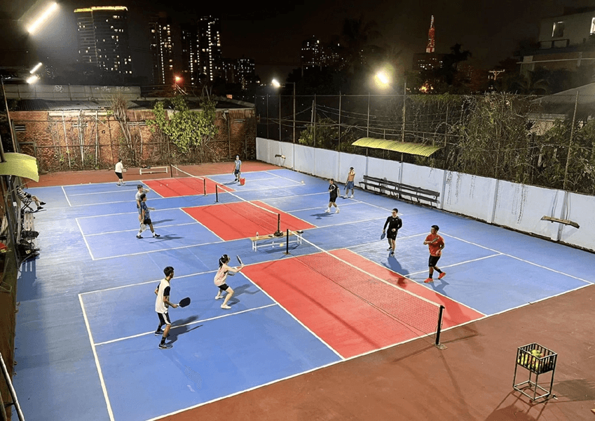 Sân Pickleball TP.Hồ Chí Minh, chi tiết sân tại các quận