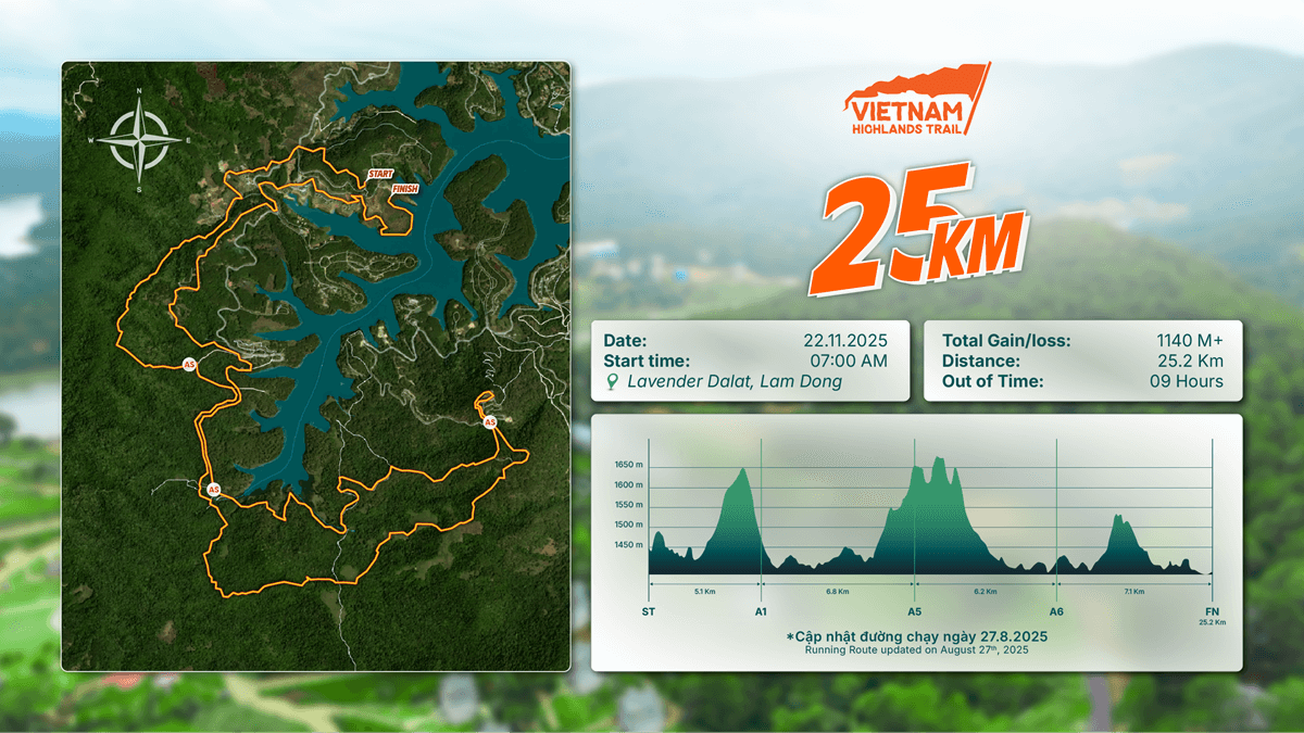 Bản đồ đường chạy 20K