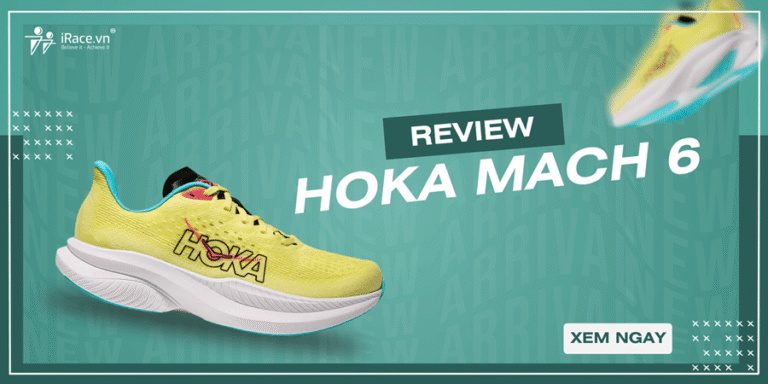 Review Hoka Mach 6: Giày chạy hằng ngày siêu nhẹ và ổn định cực cao