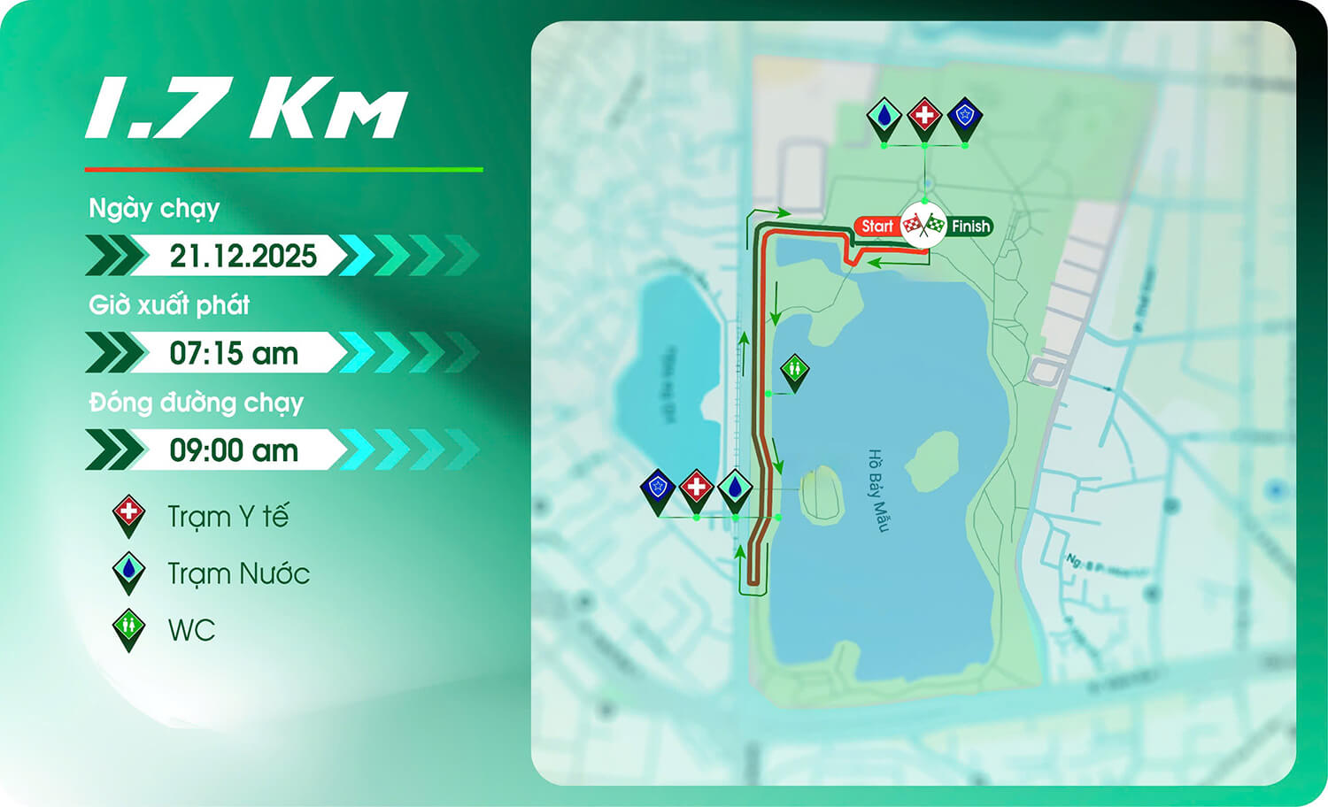 Bản đồ đường chạy Cathay Happy Run 2025 