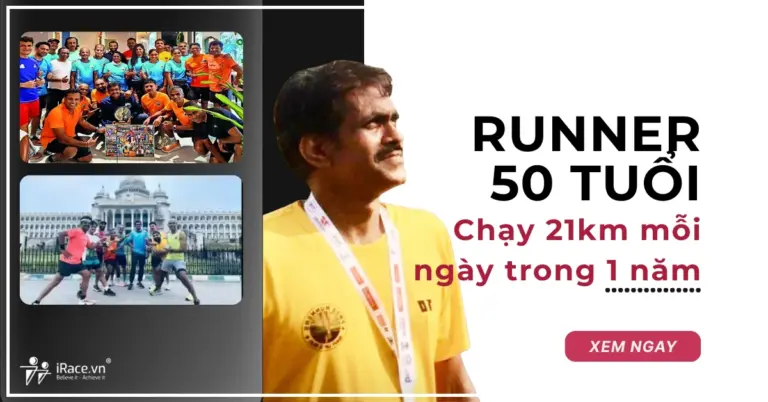 Runner 50 tuổi chạy bán Marathon mỗi ngày trong 365 ngày