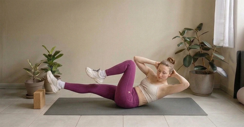 Bicycle Crunch (Gập Bụng Đạp Xe)