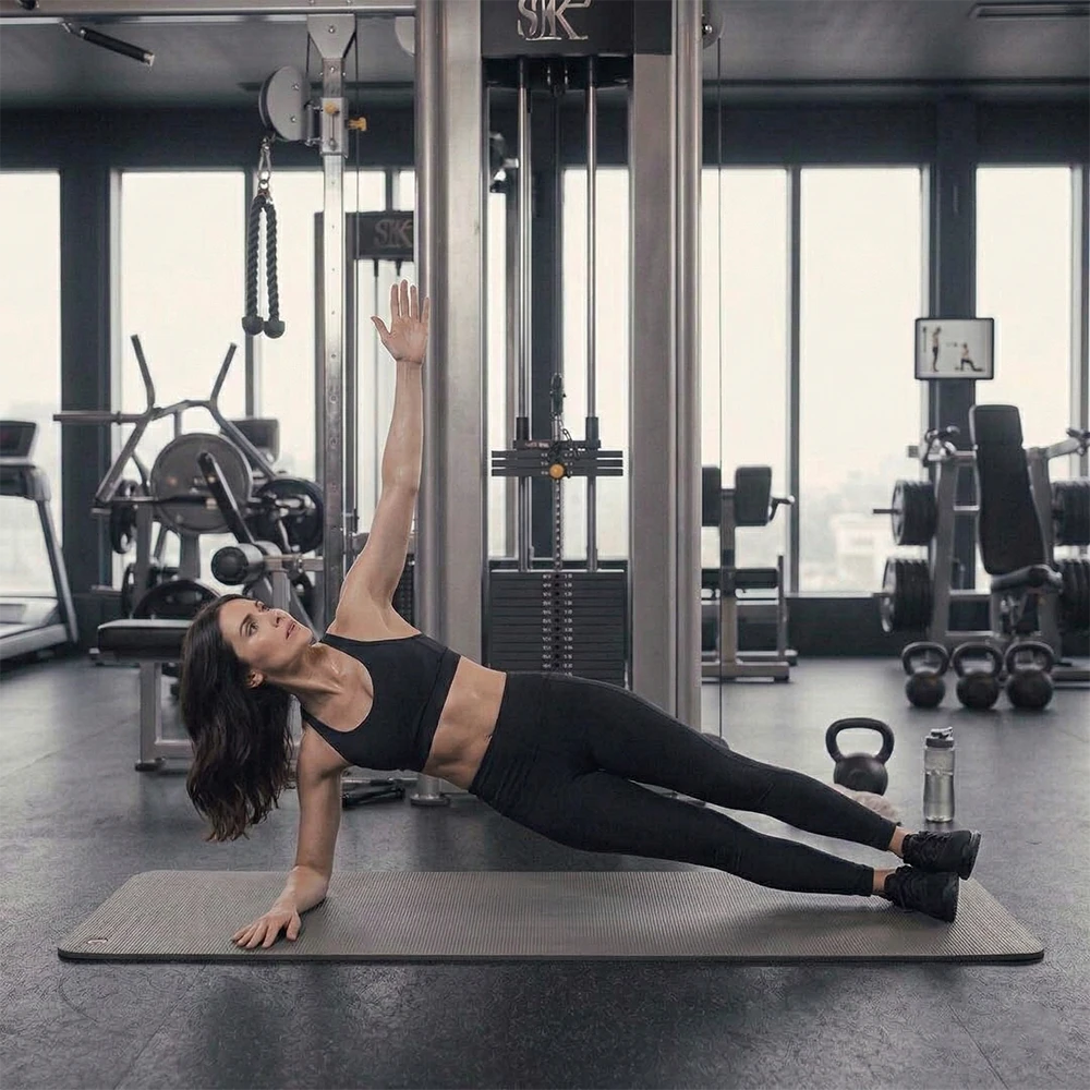 Rolling Side Plank (Plank nghiêng luân phiên)