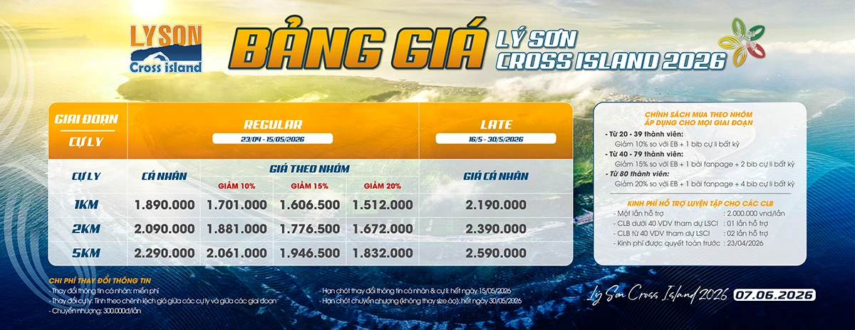 Bảng gi&aacute; v&eacute;