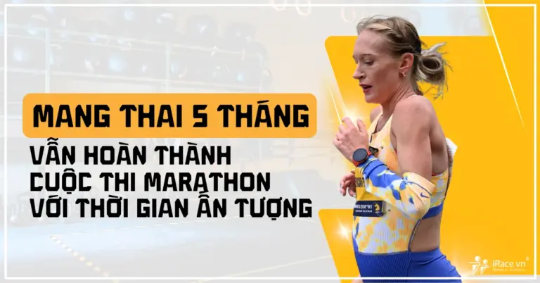 Người phụ nữ này mang thai 5 tháng vẫn chạy marathon với thành tích ấn tượng