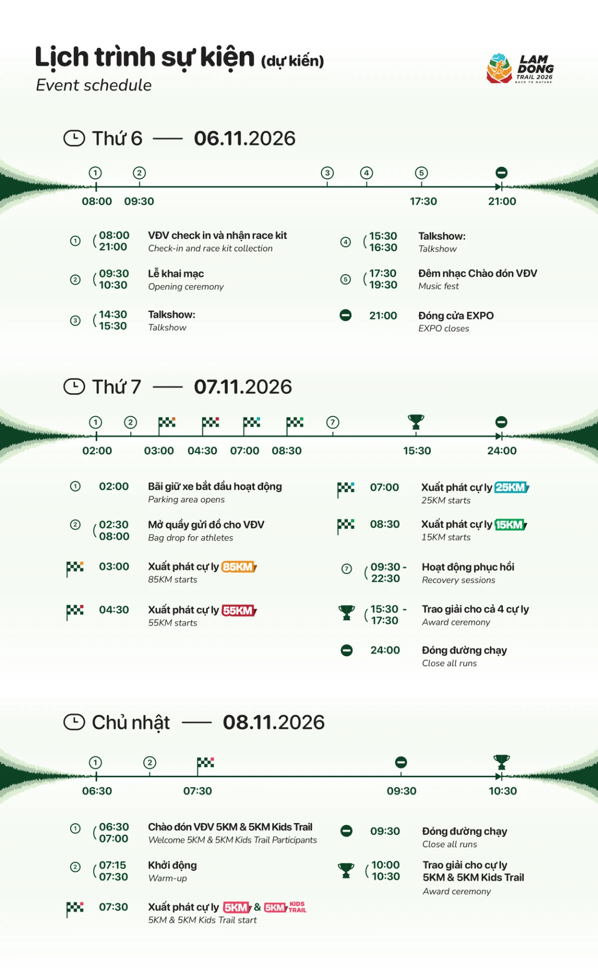 Lịch tình sự kiện