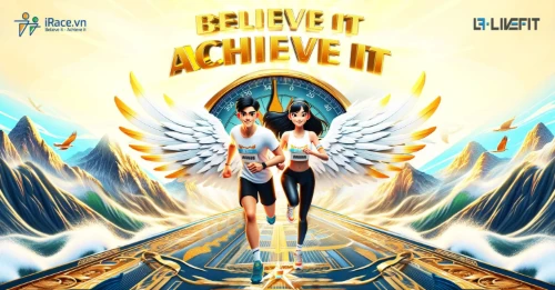 Tạo giải chạy Online cho doanh nghiệp 44 race believe it achieve it image - Tạo giải chạy Online cho doanh nghiệp