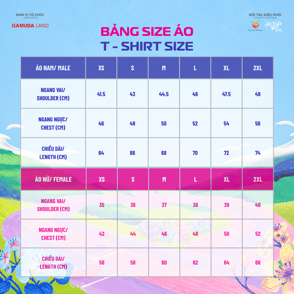 Size áo