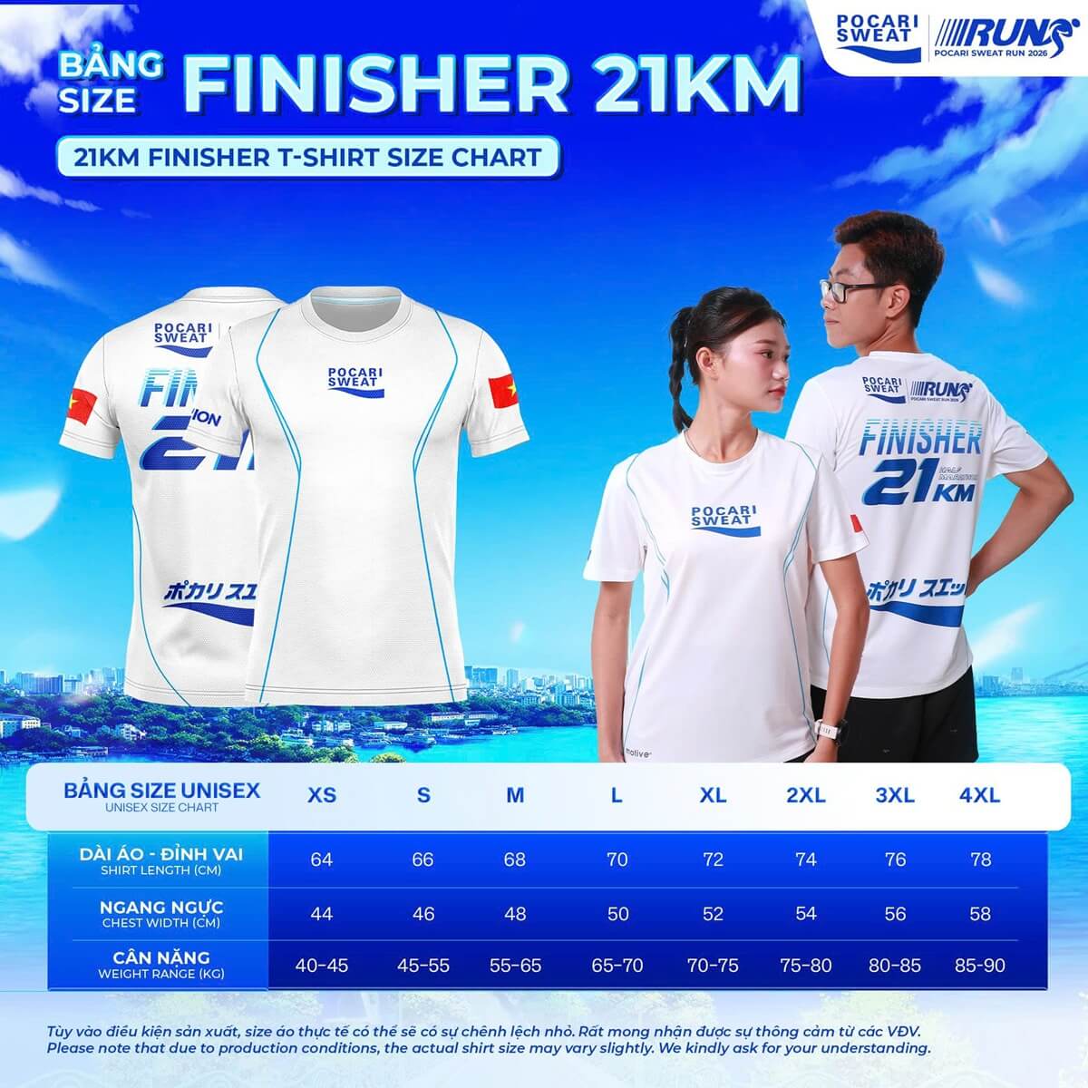 Size áo Finisher